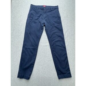Levis XX Chino Standard Taper Pants‎ Mens *32x28 Blue Stretch Casual Preppy
